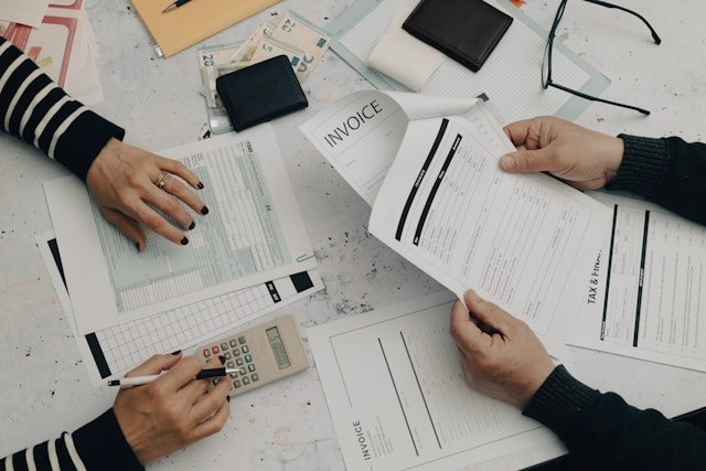 Purchase orders on paper