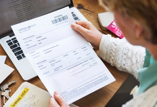 Purchase order at a small business on Shopify