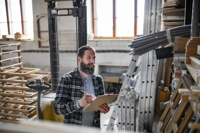 Counting stock from purchase order receiving