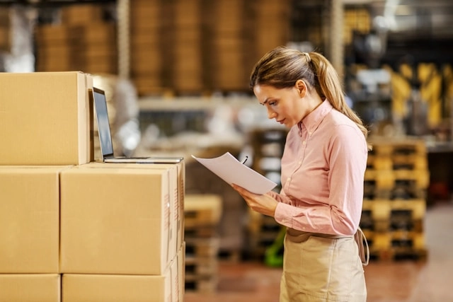 Small business at fulfillment center