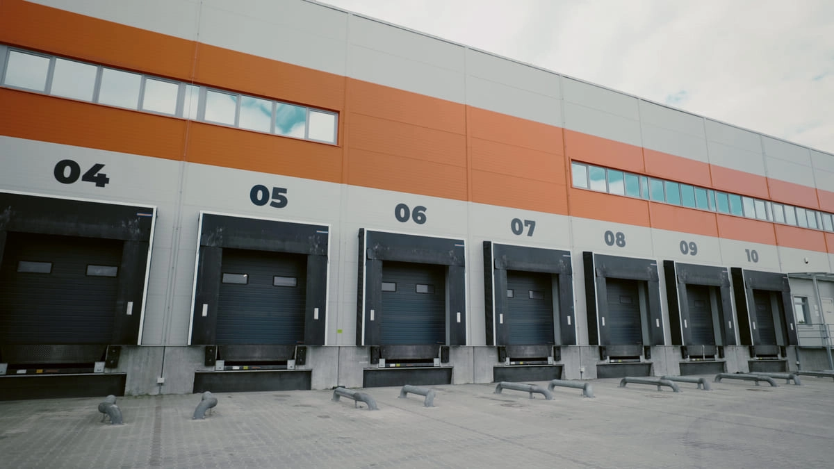 Warehouse and logistics management loading docks for receving