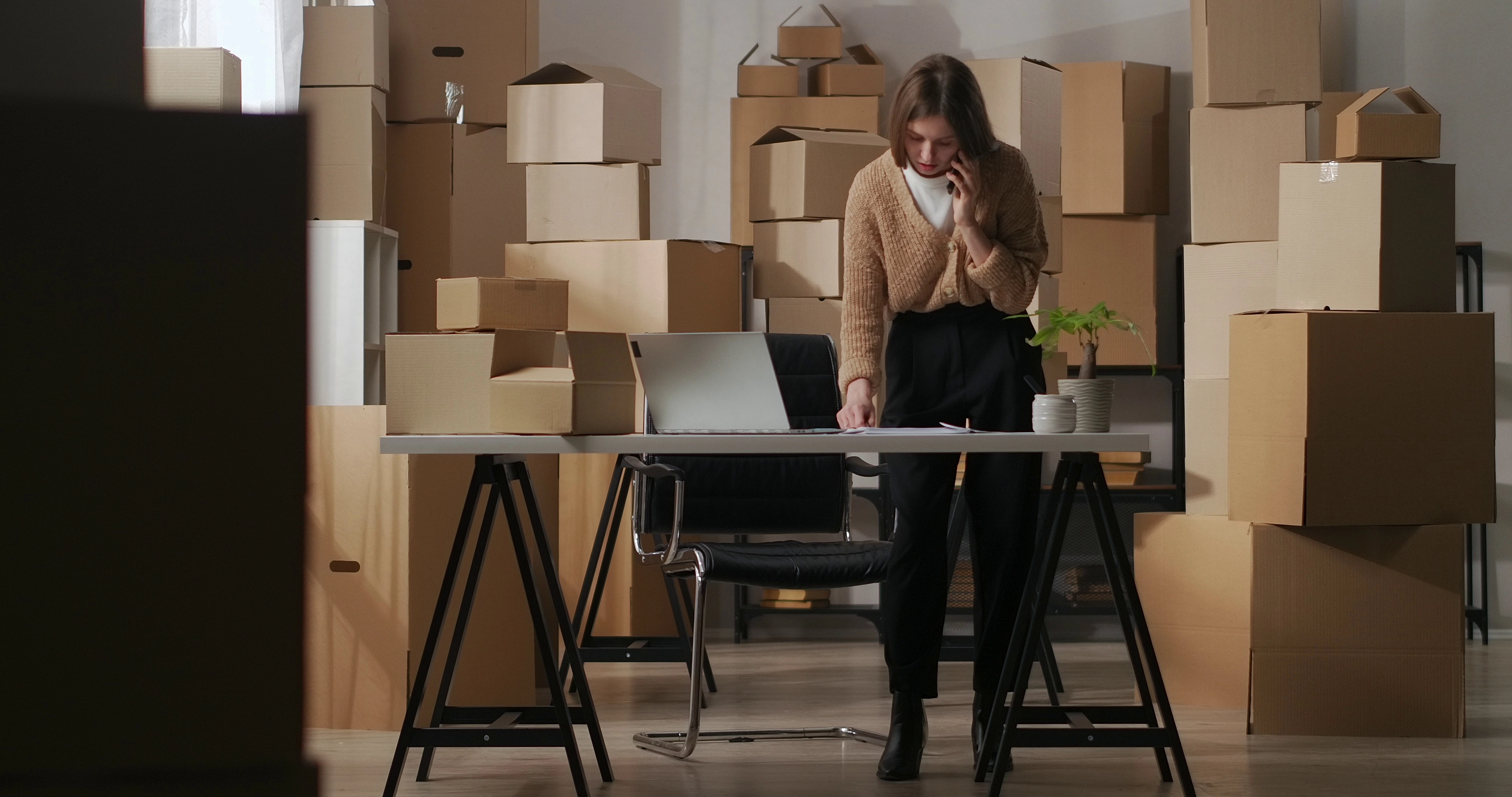 small warehouse layout, small business warehouse