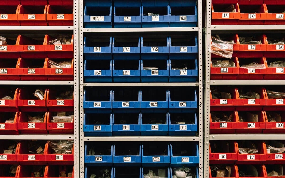 Warehouse management bins
